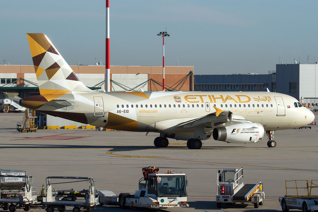 A6-EID A319-132 1947 Etihad Airways @ Venezia Airport 22.12.2016 © Piti Spotter Club Verona