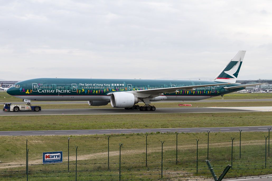 B-KPB  B777-367ER  35299/670  Cathay Pacific Airways  @ Frankfurt 08.05.2015  © Piti Spotter Club Verona