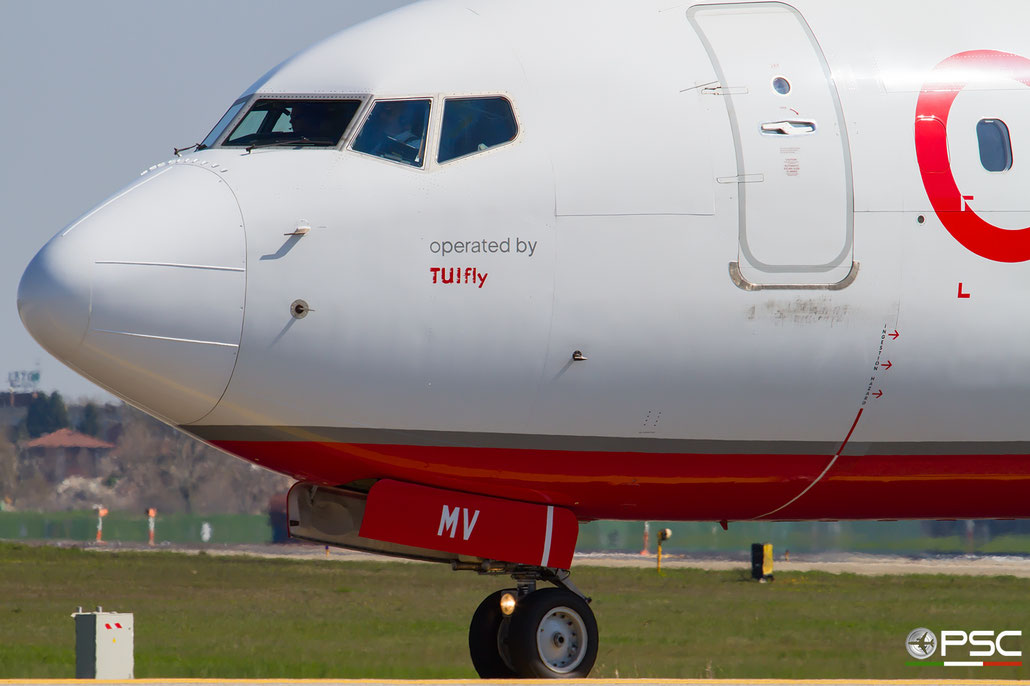 D-ABMV B737-86J 37785/4698 TUI fly Germany @ Bologna Airport 03.2018 © Piti Spotter Club Verona