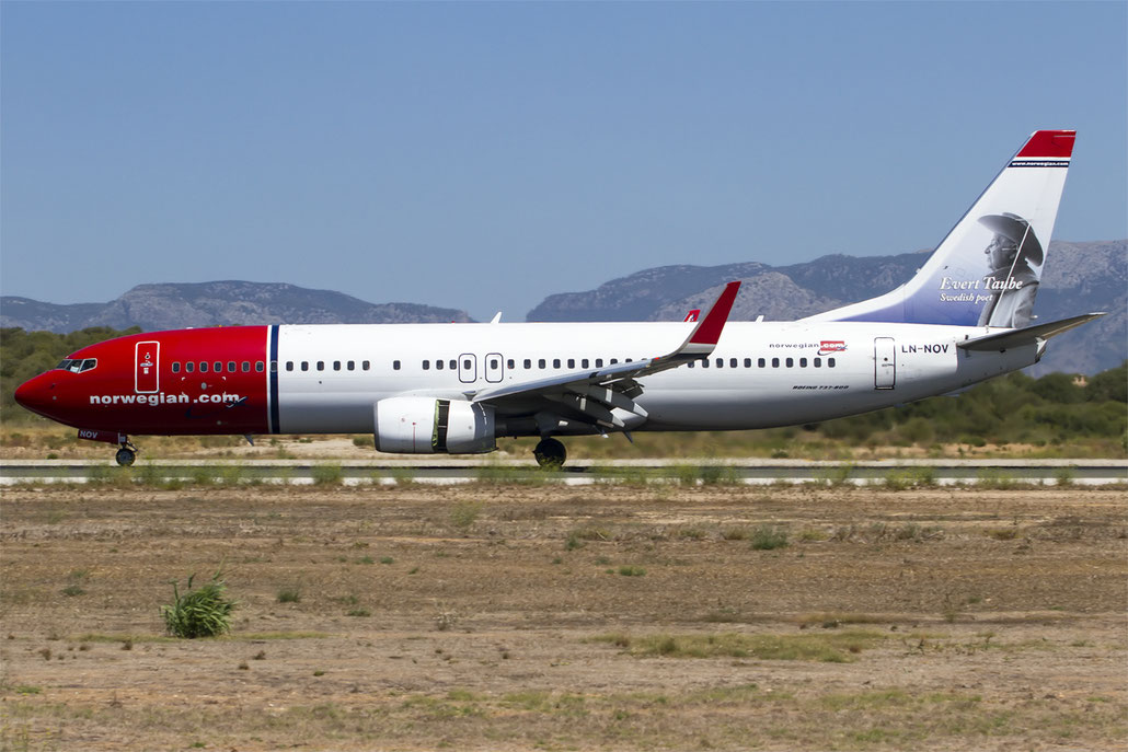 LN-NOV B737-8FZ 31713/3215 Norwegian @ Palma de Mallorca Airport 07.2014 © Piti Spotter Club Verona