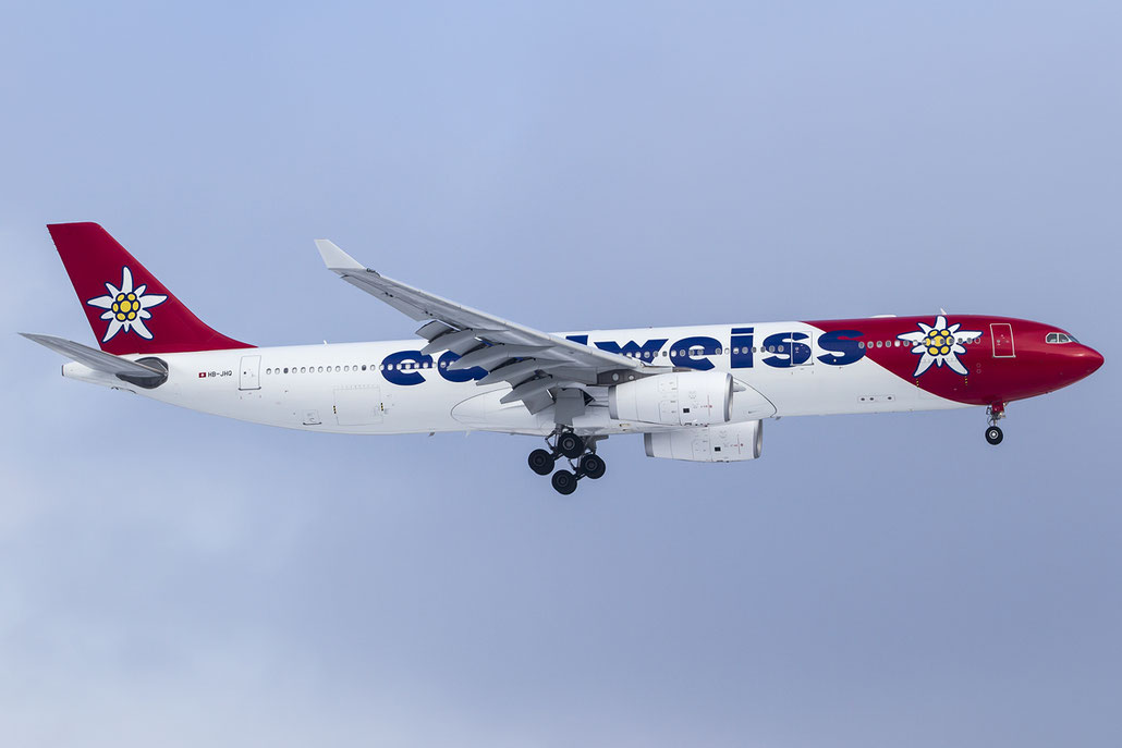 HB-JHQ A330-343E 1193 Edelweiss Air @ Zurich Airport 05.2016 © Piti Spotter Club Verona