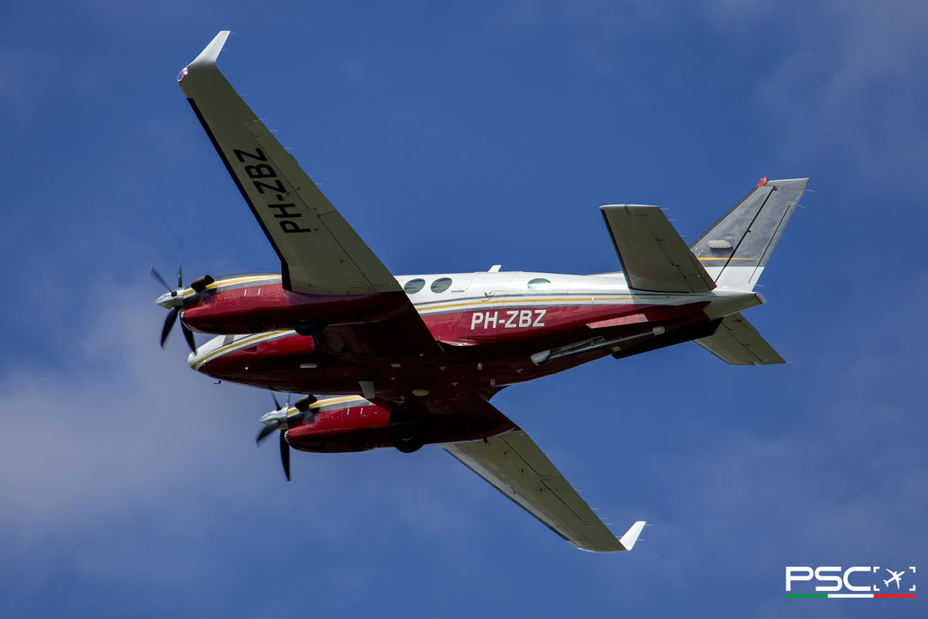 PH-ZBZ Beech C90A King Air LJ-1164  PT6A  Zeusch Aviation B.V. 1988  @ Verona Villafranca 04 2026 © Piti Spotter Club Verona