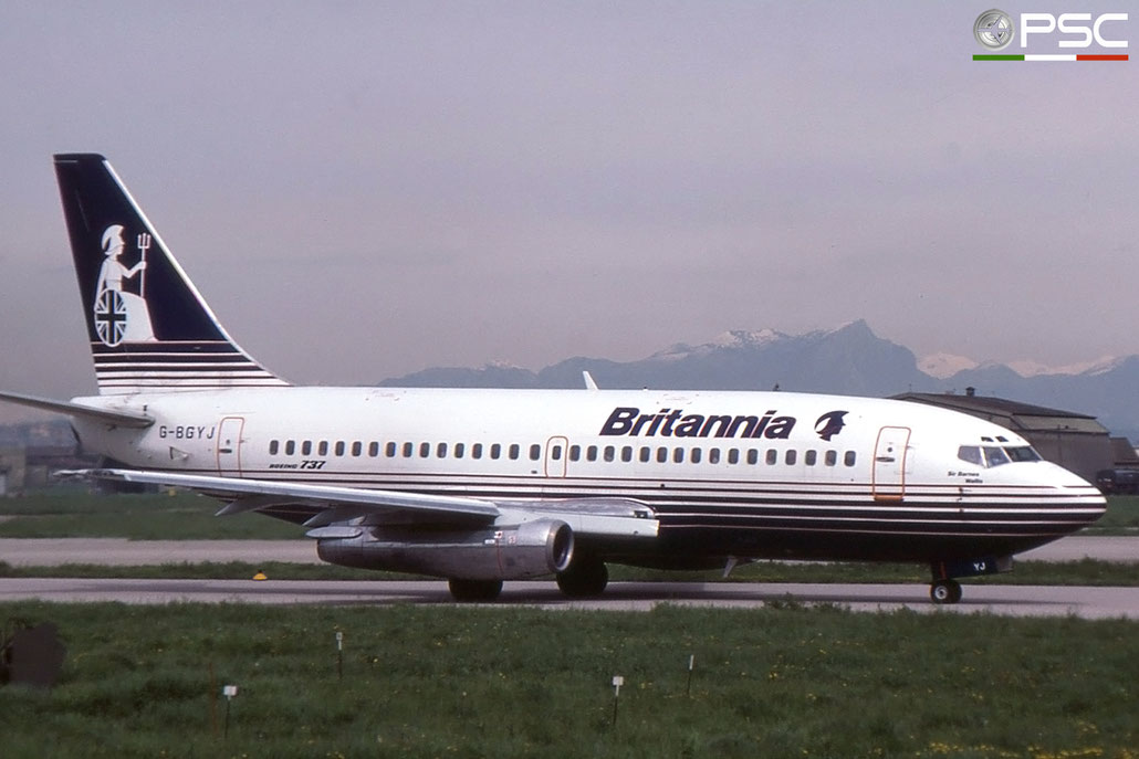 G-BGYJ B737-204 22057/621 Britannia Airways © 2018 courtesy of Marco Ceschi - Piti Spotter Club Verona