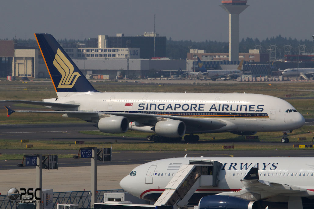 9V-SKP A380-841 76 Singapore Airlines @ Frankfurt Airport 25.07.2014 © Piti Spotter Club Verona