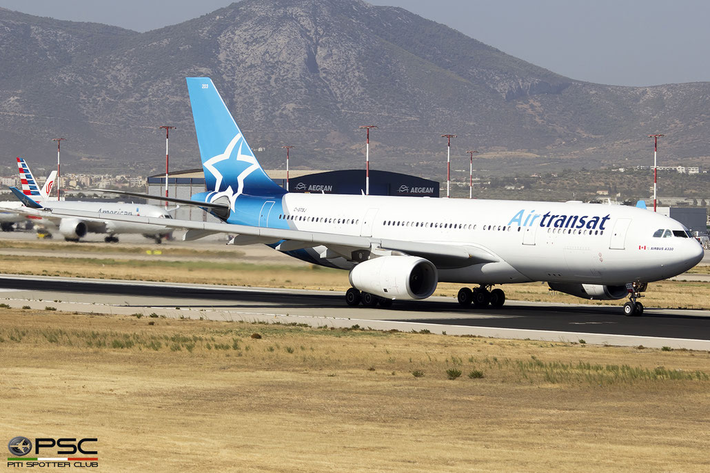 C-GTSJ  A330-243  795  Air Transat @ Athens 09.2019 © Piti Spotter Club Verona 