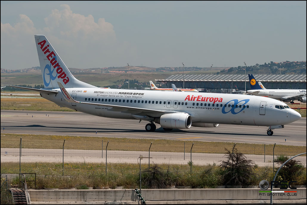 EC-HKQ B737-85P 28388/533 Air Europa @ Madrid Airport 23.11.2017 © Piti Spotter Club Verona