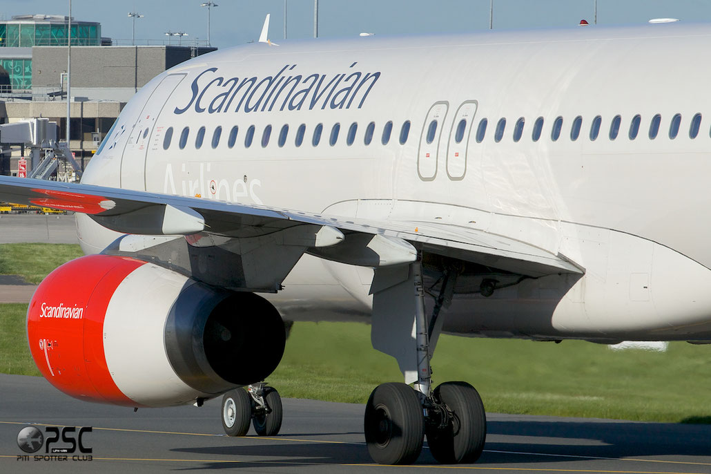 SE-RJE A320-232 1183 SAS Scandinavian Airlines - Scandinavian Airlines System @ Manchester Airport 13.05.2014 © Piti Spotter Club Verona