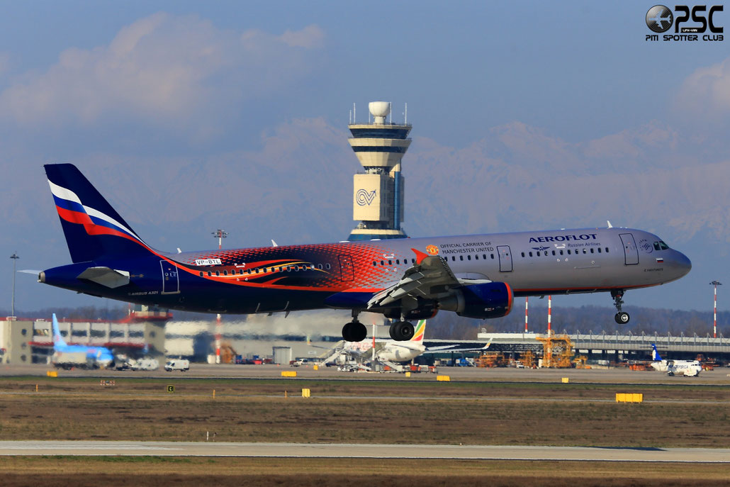 VP-BTL A321-211 5881 Aeroflot @ Milano Malpensa Airport 24.02.2014 © Piti Spotter Club Verona