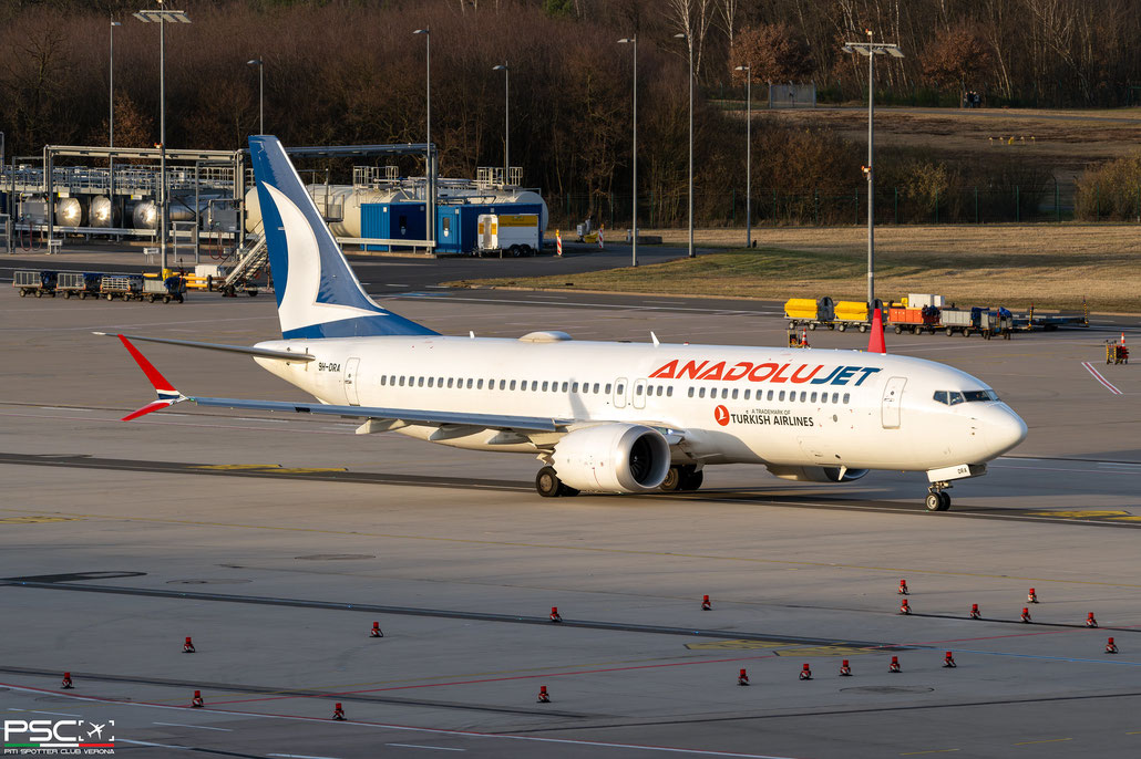 9H-DRA B737-8 42827/6420 AnadoluJet @ Colonia/Bonn 02.2024 © Piti Spotter Club Verona
