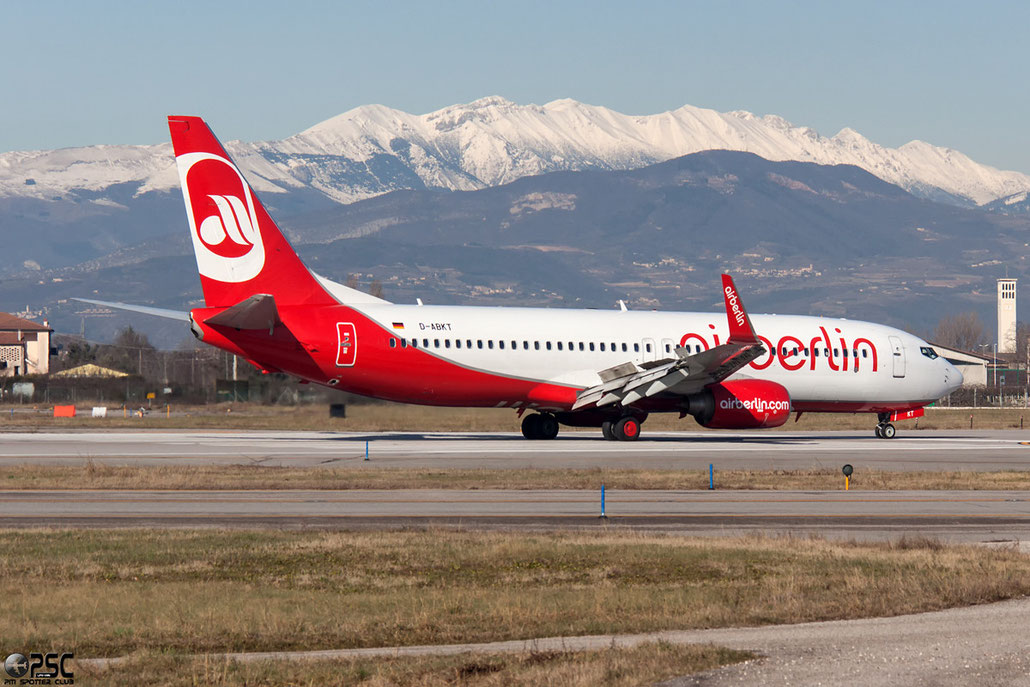 D-ABKT B737-86J 36881/3671 Air Berlin  @ Aeroporto di Verona © Piti Spotter Club Verona