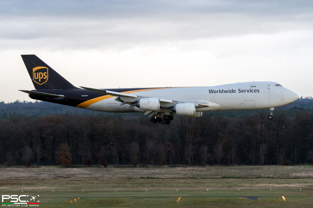 N615UP Boeing 747-8F 64261 1553 GEnx-2B67 615 United Parcel Service 2019 @ Cologne-Bonn CGN 01 2025 e © Piti Spotter Club Verona
