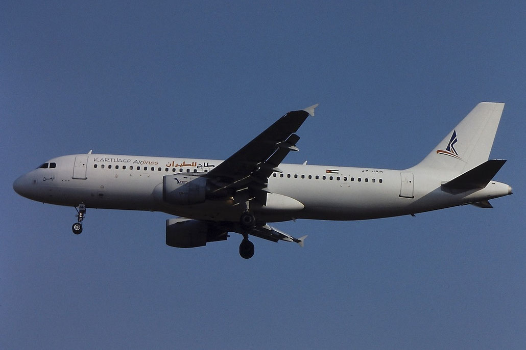 JY-JAR A320-211 234 Karthago Airlines @ Aeroporto di Verona - © Piti Spotter Club Verona