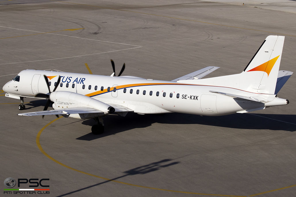 SE-KXK Saab 2000 2000-012 Tus Airways @ Skiathos Airport 07.2017 © Piti Spotter Club Verona