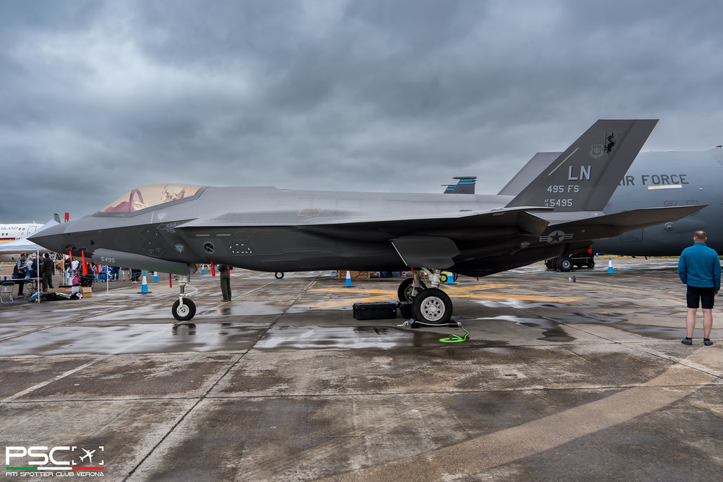 19-5495 LN F-35A-4 AF-323 495th FS @ RIAT 2024 © Piti Spotter Club Verona