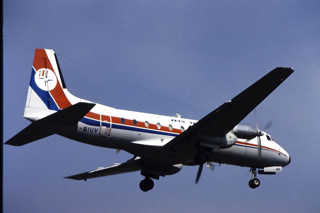 G-BIUV Dan-Air London Hawker Siddeley HS 748 © 2018 courtesy of Marco Ceschi - Piti Spotter Club Verona