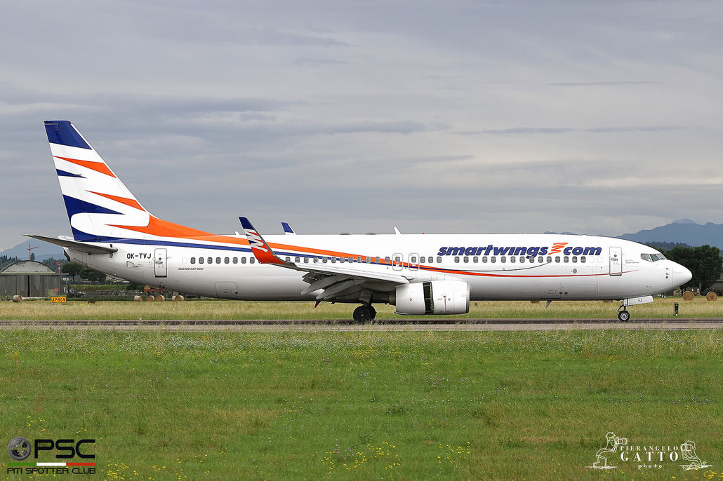 OK-TVJ B737-8Q8 29351/1471 SmartWings @ Aeroporto di Verona 13.06.2018  © Piti Spotter Club Verona