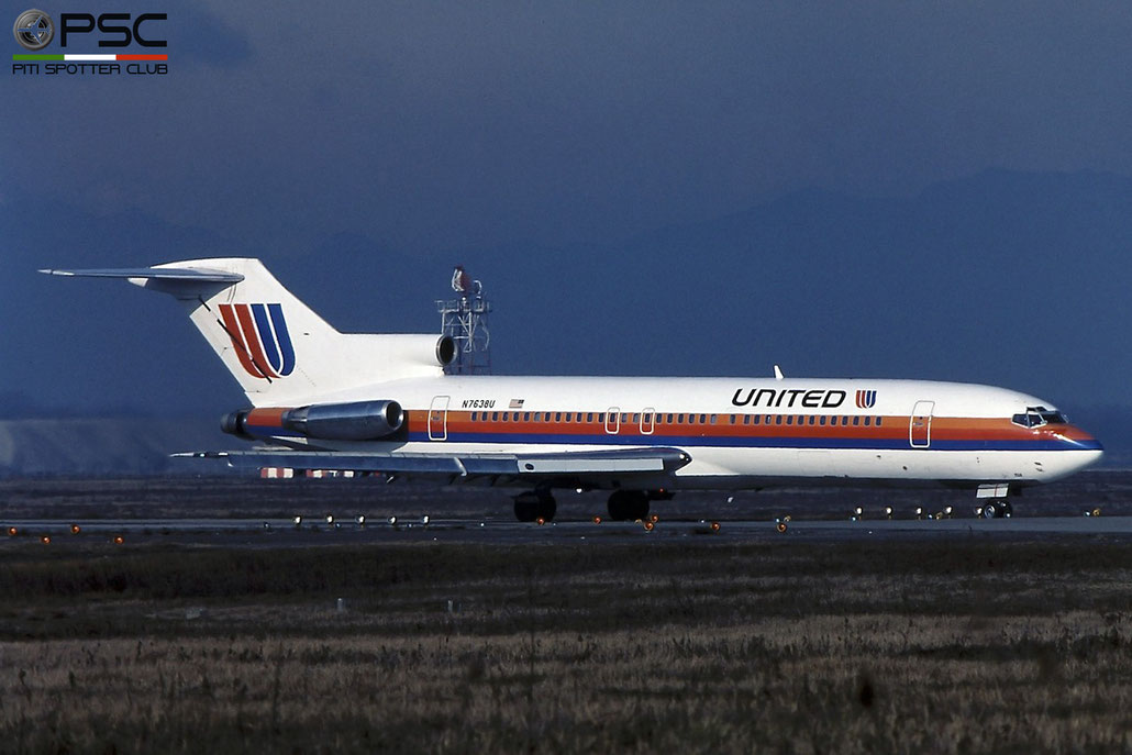 N7638U B727-222 19911/668 United Airlines © 2018 courtesy of Marco Ceschi - Piti Spotter Club Verona