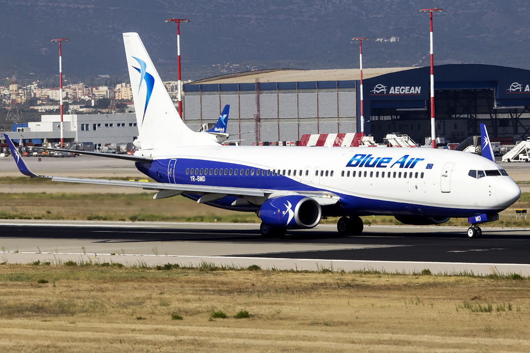 YR-BMD Boeing 737-85F 28826 238 cfm56-7B26  Blue Air 1999 © Archivio Piti Spotter Club Verona