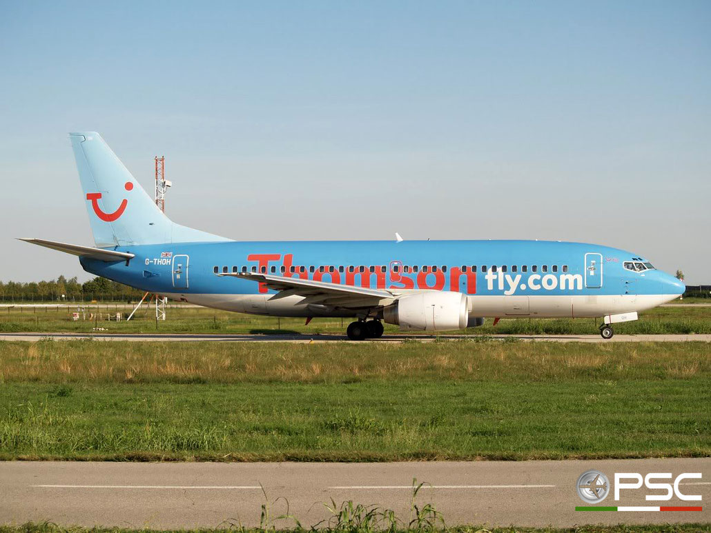 G-THOH B737-31S 29058/2946 Thomsonfly @ Aeroporto di Verona 08.09.2007  © Piti Spotter Club Verona