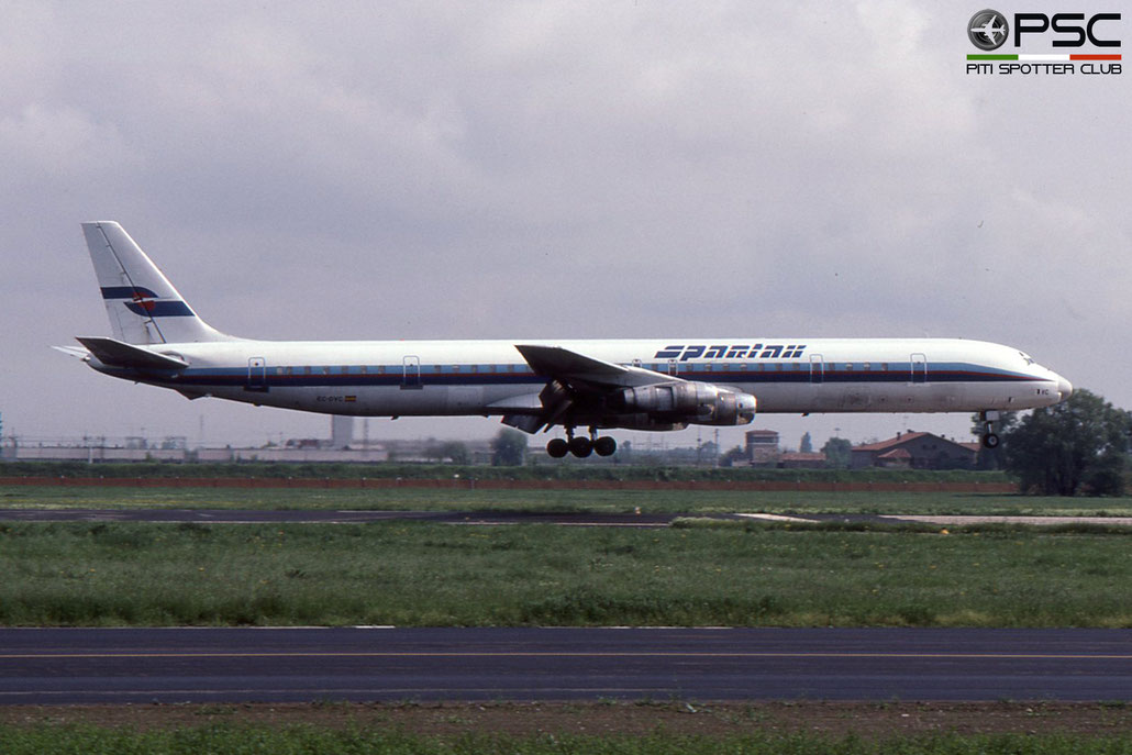 EC-DVC DC-8-61 46016/409 Spantax © 2018 courtesy of Marco Ceschi - Piti Spotter Club Verona