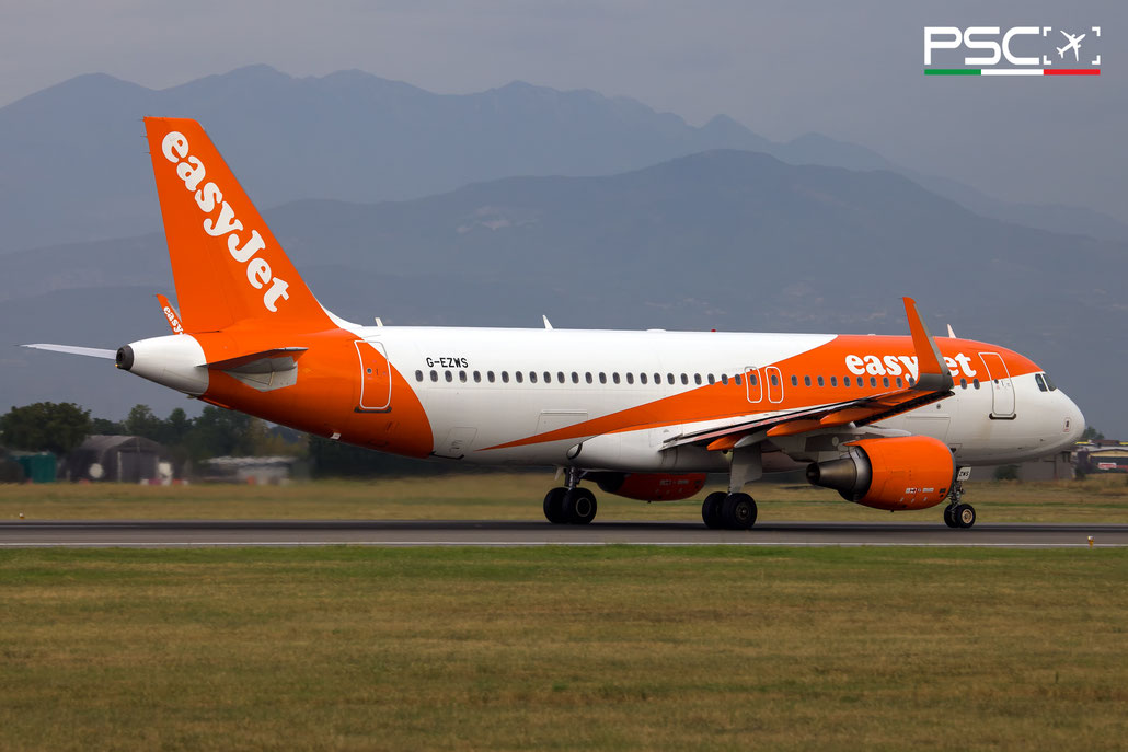 G-EZWS Airbus A320-214 6011  cfm56-5B4/3  easyJet 2014  @ Verona 09 2024 © Piti Spotter Club Verona