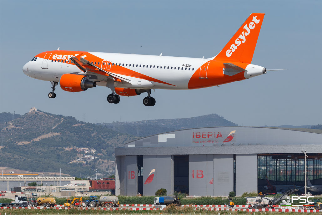 G-EZUI Airbus A320-214 4721  cfm56-5B4/3  easyJet 2011 @ Barcellona BCN 05 2026 © Piti Spotter Club Verona