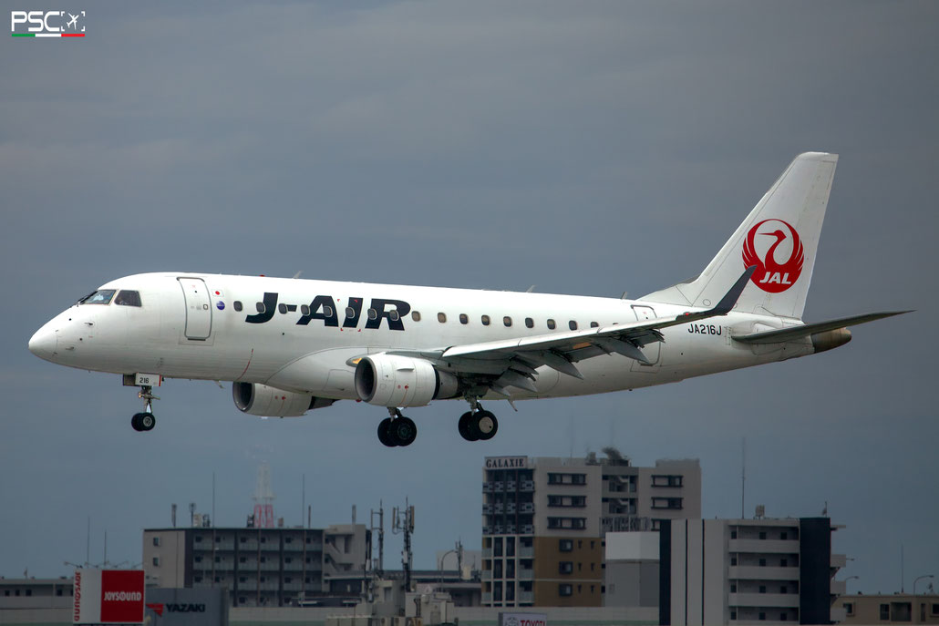JA216J Embraer ERJ 170 ST 17000299  CF34-10E6  J-Air 2009 @ Fukuoka 06.2024 © Piti Spotter Club Verona