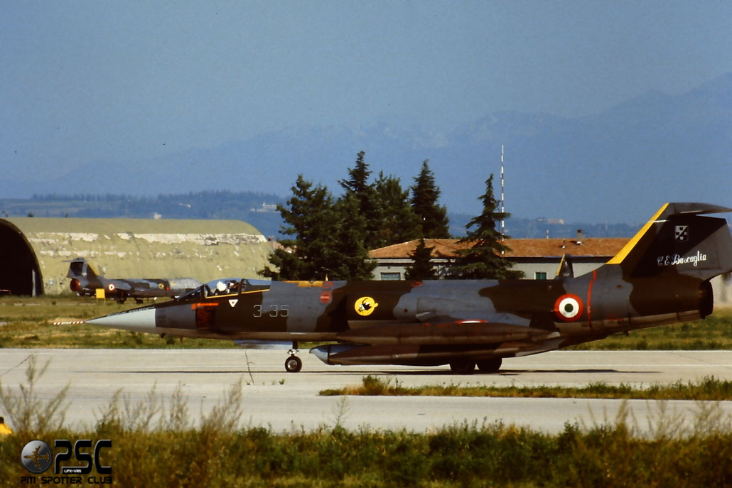 Gli F-104 del Terzo Stormo: 3-35 -  @ Aeroporto di Verona   © Piti Spotter Club Verona