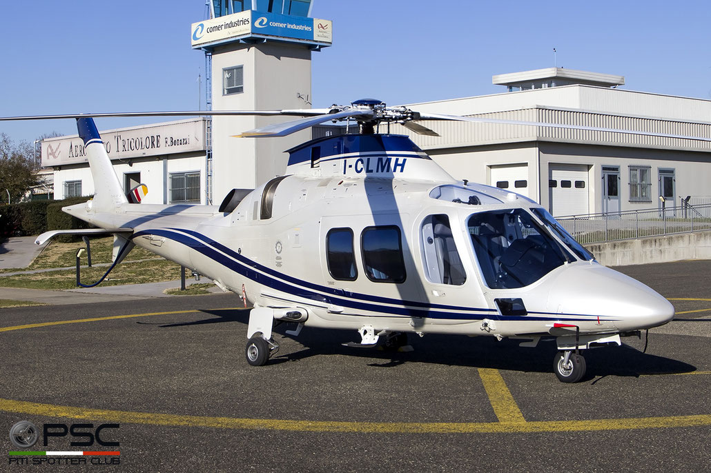 I-CLMH  AgustaWestland Grand ( c/n 22037 ) - mfg: 2007 @ Reggio Emilia 01 2020 e © Piti Spotter Club Verona