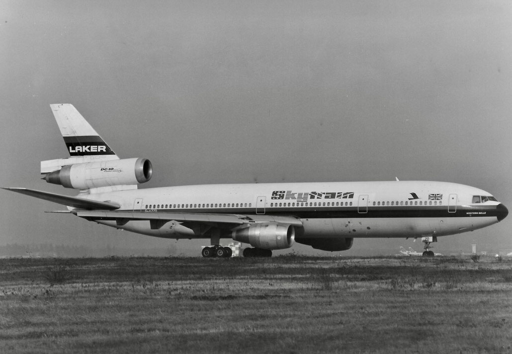G-AZZD Douglas DC-10-10 46906 50 CF6-6K 546 Laker Airways 1972  © collezione Maurizio Noè p.g.c. - Piti Spotter Club Verona