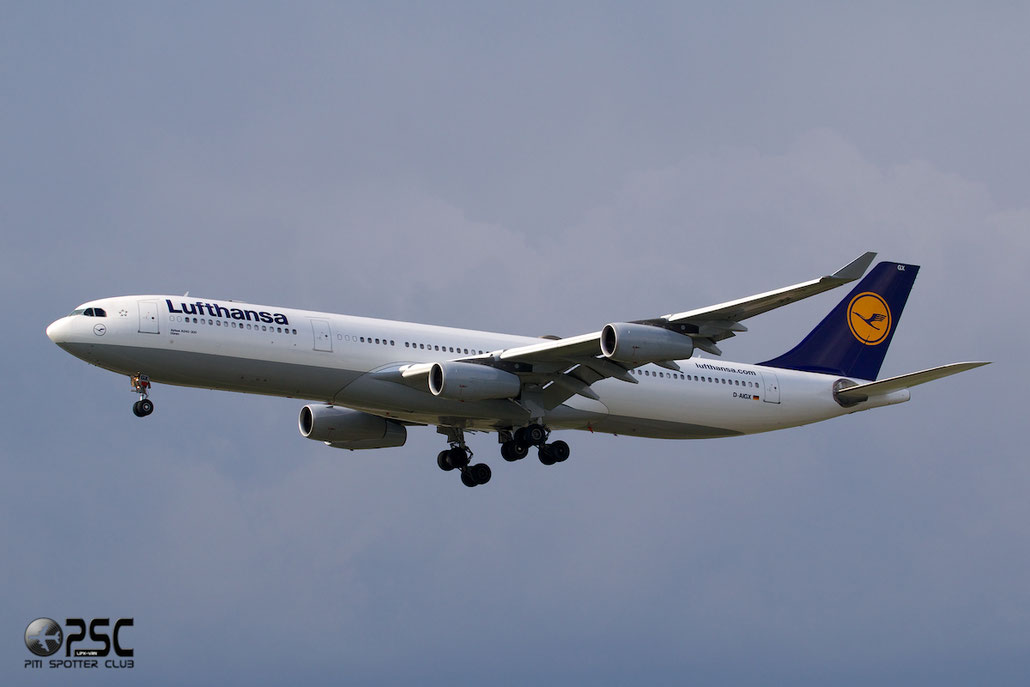 D-AIGX A340-313X 354 Lufthansa @ Frankfurt Airport  25.07.2014 © Piti Spotter Club Verona