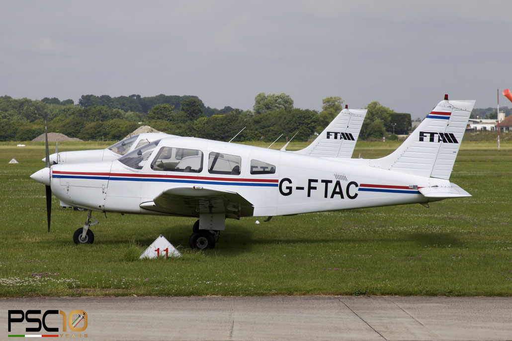 G-FTAC (1984 Piper PA-28-161 Warrior II C/N 28-8416082)  @ Brighton City Airport ©  2022 Piti Spotter Club Verona