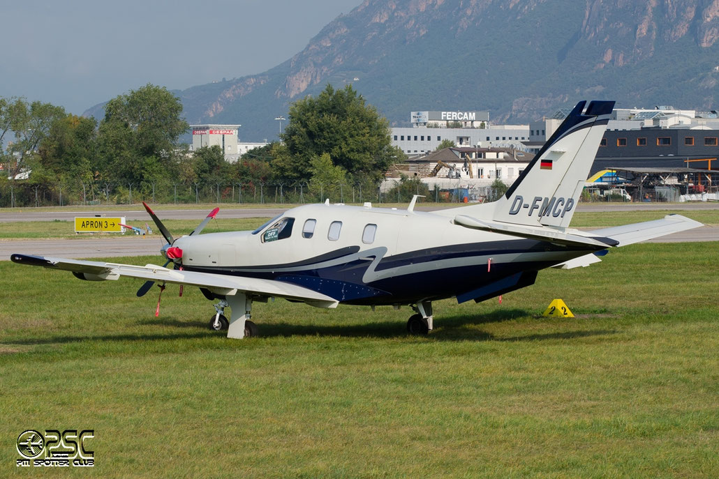 D-FMCP - Private - Socata TBM.700 @ Aeroporto di Bolzano © Piti Spotter Club Verona