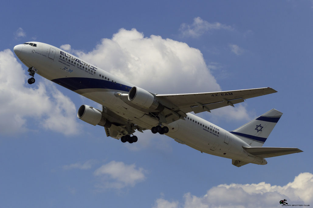 4X-EAM B767-3Q8ER 28132/692 El Al Israel Airlines @ Aeroporto di Verona 15.07.2017  © Piti Spotter Club Verona