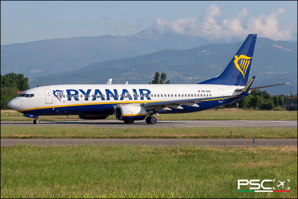 9H-QAS Boeing 737-8AS 44693 5289 cfm56-7B26E  Malta Air 2015 @ Aeroporto di Verona 07 2024 © Piti Spotter Club Verona