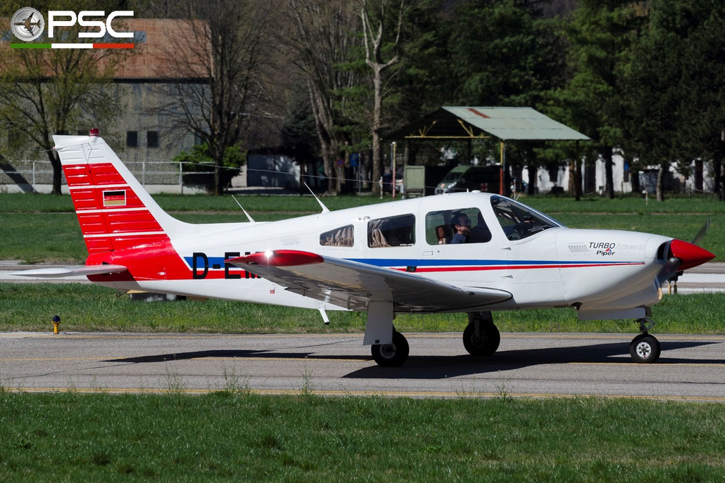 D-EMFT. Piper PA-28R-201T Turbo Arrow III @ Aeroporto di Bolzano © Piti Spotter Club Verona