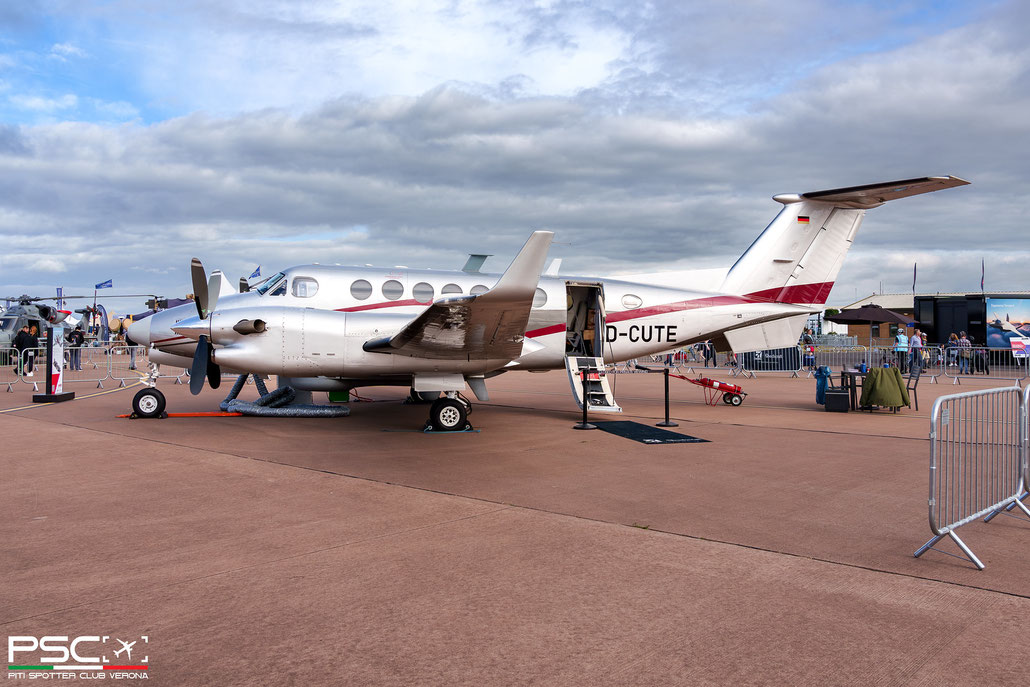 D-CUTE Beech 350 Super King Air FL-504  PT6A-60A  Aero-Dienst GmbH (ADAC) 2006 @ RIAT 2024 © Piti Spotter Club Verona