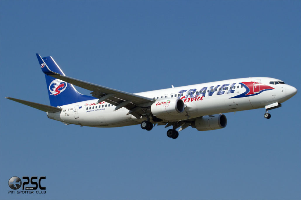 OK-TVH B737-8Q8 35275/2604 Travel Service @ Aeroporto di Verona © Piti Spotter Club Verona