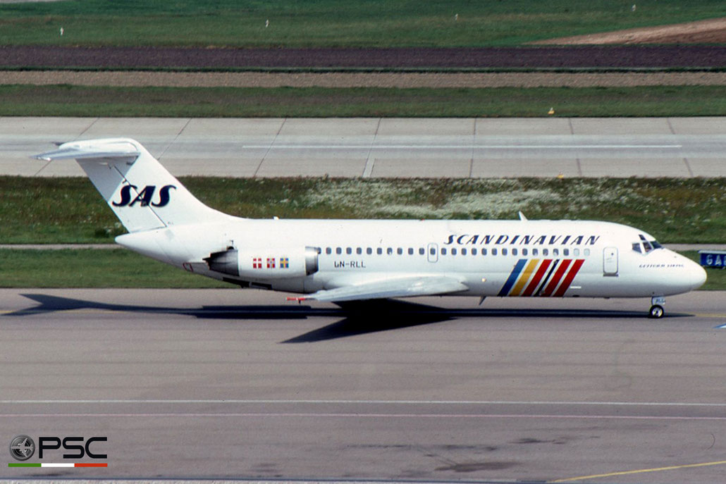 LN-RLL DC-9-21 47301/382 SAS Scandinavian Airlines - Scandinavian Airlines System © 2018 courtesy of Marco Ceschi - Piti Spotter Club Verona