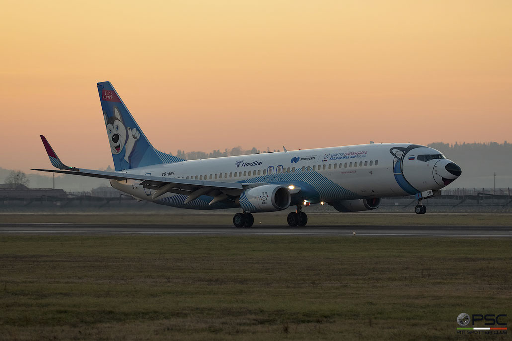 VQ-BDN B737-8K5 32905/1046 NordStar Airlines @ Aeroporto di Verona 05.01.2019  © Piti Spotter Club Verona
