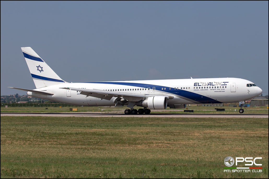 4X-EAJ B767-330ER 25208/381 El Al Israel Airlines @ Aeroporto di Verona 08.2018  © Piti Spotter Club Verona