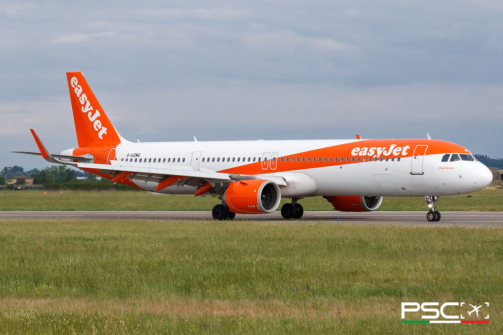G-UZMG Airbus A321-251NX 9204  LEAP 1A32 Paul Green easyJet 2019 @ Aeroporto di Verona 07 2025 © Piti Spotter Club Verona