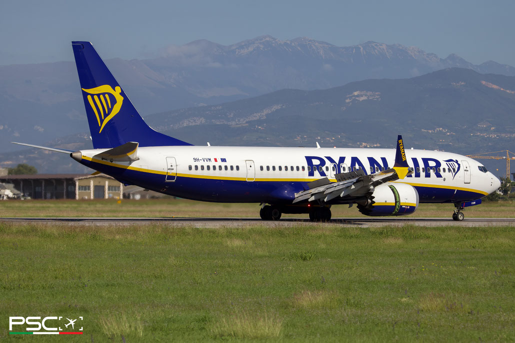 9H-VVM Boeing 737-8 MAX 200 67090 8831 LEAP-1B27  Malta Air>Ryanair 2023  @ Aeroporto di Verona 09 2025 © Piti Spotter Club Verona