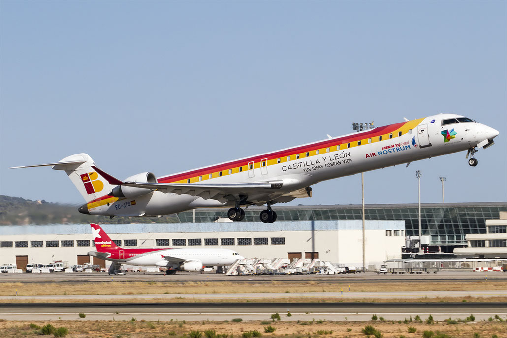 EC-JTS CRJ900ER 15071 Air Nostrum @ Palma de Mallorca Airport 07.2014 © Piti Spotter Club Verona