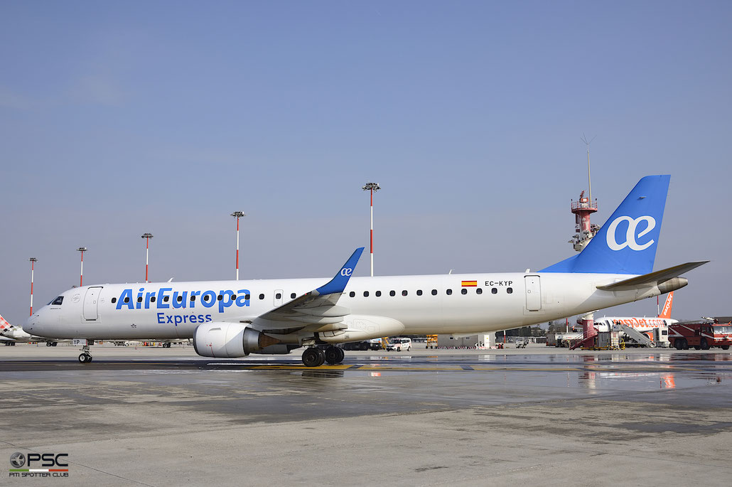 EC-KYP ERJ195LR 19000281 Air Europa Express @ Venezia Airport 25.03.2018 © Piti Spotter Club Verona