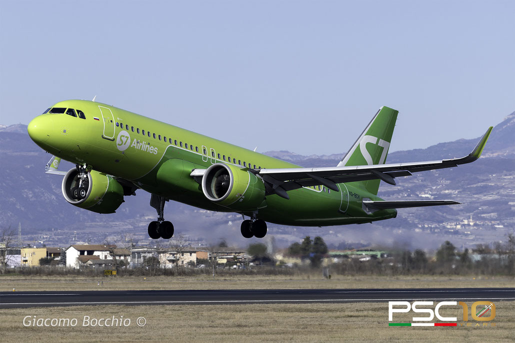 VQ-BCH A320-271N 7671 S7 Airlines @ Aeroporto di Verona 02.2022  © Piti Spotter Club Verona