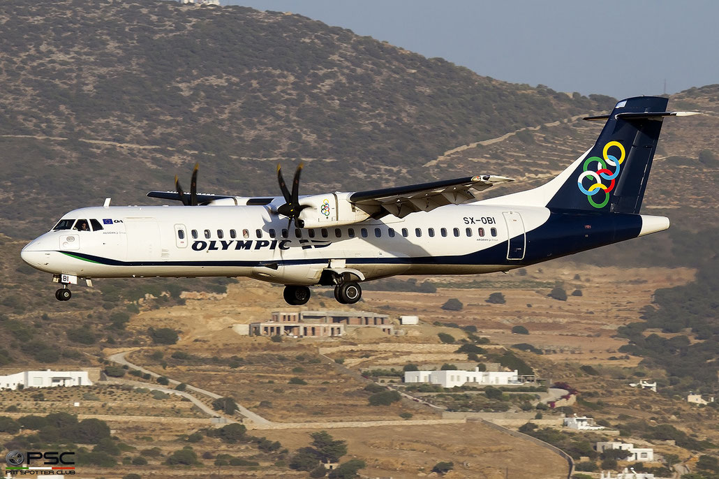 SX-OBI  ATR72-600  1295  Olympic Air  @ Paros © 2022 Piti Spotter Club Verona