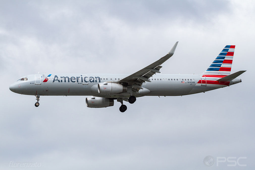 N142AN A321-231 6711 American Airlines @ Seattle Tecoma 27.05.2018 © Piti Spotter Club Verona