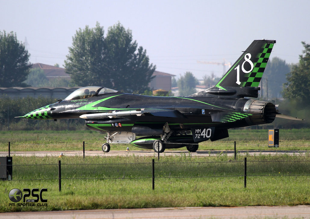 MM7240   F-16A-15-CF ADF  M22-5/61-403  Trapani-Birgi   @ Aeroporto di Verona   © Piti Spotter Club Verona