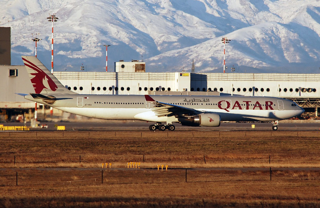 A7-AEA A330-302E 623 Qatar Airways @ Milano Malpensa Airport 29.12.2017 © Piti Spotter Club Verona